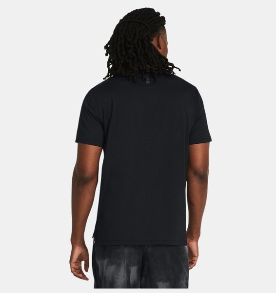 Siyah Erkek UA Launch Elite Kısa Kollu T-shirt