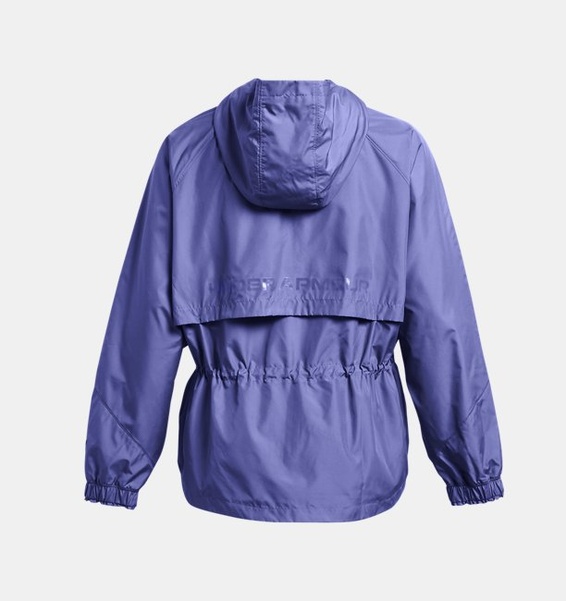 Mor Kadın UA Vanish Elite Dokuma Oversized Tam Boy Fermuarlı Mont