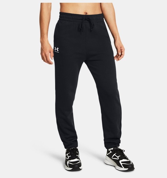 Siyah Kadın UA Rival Terry Eşofman Altı