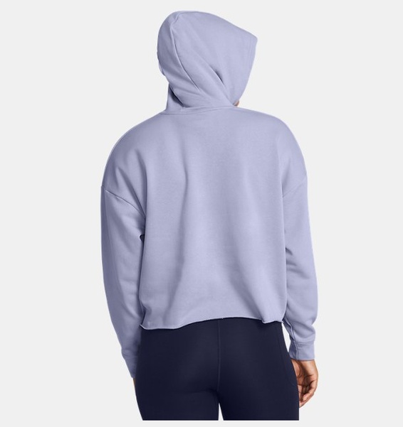 Lila Kadın UA Rival Terry Oversized Kapüşonlu Üst