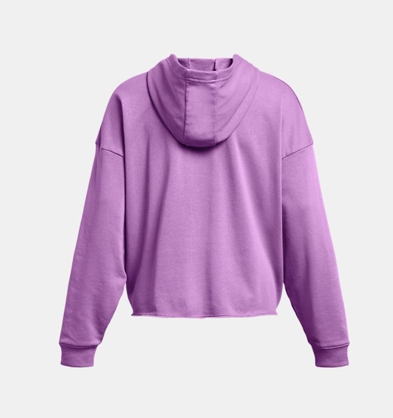 Mor Kadın UA Rival Terry Oversized Kapüşonlu Üst