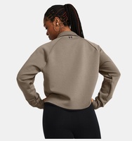 Kadın Unstoppable Fleece Rugby Crop Sweatshirt