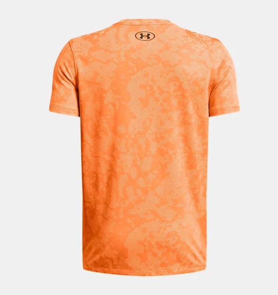 Turuncu Erkek Çocuk UA Tech Vent Geode Kısa Kollu T-shirt