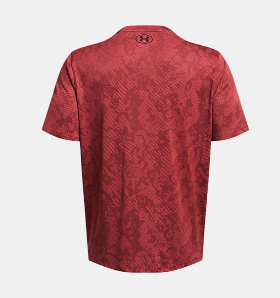 Kırmızı Erkek UA Tech Vent Geode Kısa Kollu T-shirt