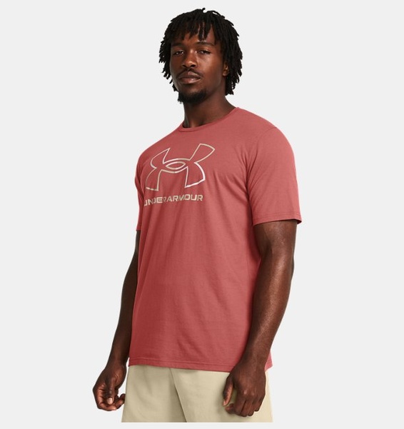 Kırmızı Erkek UA GL Foundation Update Kısa Kollu T-shirt