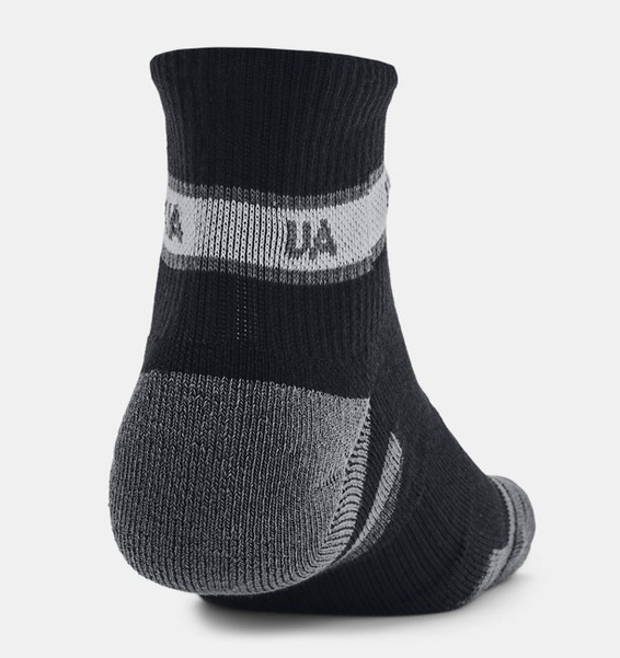 Siyah Unisex UA Perf Tech Nvlty Qtr 3’lü Paket