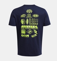 Erkek UA Launch Kısa Kollu T-shirt