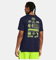 Erkek UA Launch Kısa Kollu T-shirt