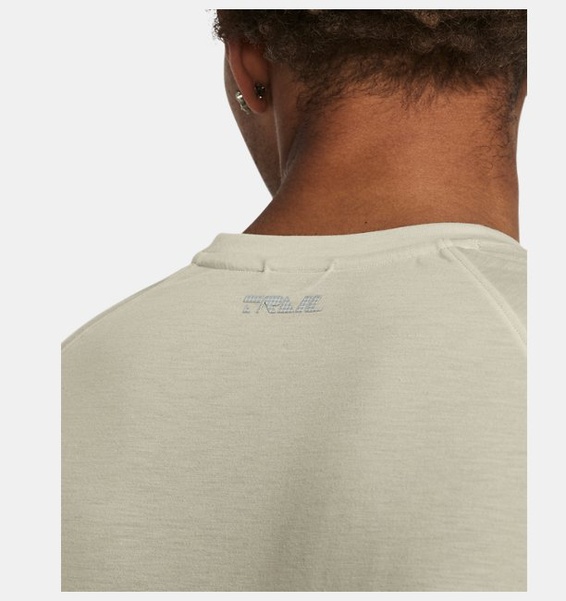Bej Erkek UA Trail Run Kısa Kollu T-shirt