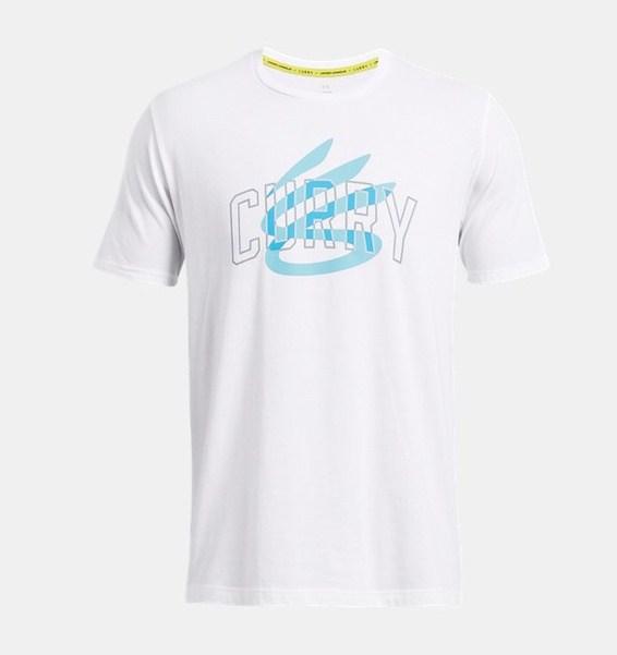 Beyaz Erkek Curry Champ Mindset Tişört