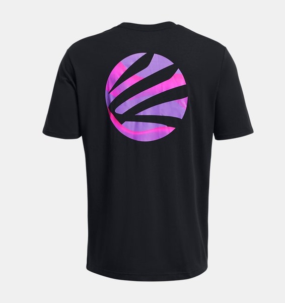 Siyah Erkek Curry Girl Dad T-shirt