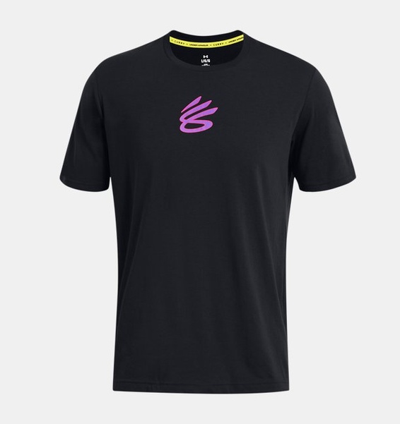 Siyah Erkek Curry Girl Dad T-shirt