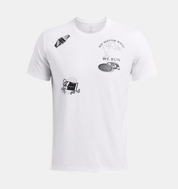 Beyaz UA WE RUN SHORTSLEEVE
