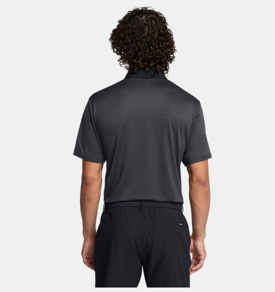 Siyah Erkek UA Tour Tips Jakarlı Polo