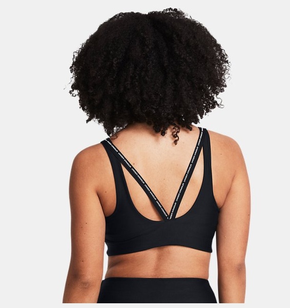 Siyah Kadın UA Infinity 2.0 Low Strappy Spor Sütyeni