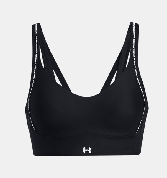 Siyah Kadın UA Infinity 2.0 Low Strappy Spor Sütyeni