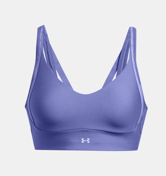 Mor Kadın UA Infinity 2.0 Low Strappy Spor Sütyeni