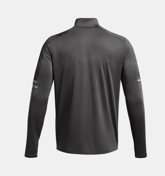 Gri Erkek UA Tech Utility 1/4 Fermuarlı Uzun Kollu T-shirt