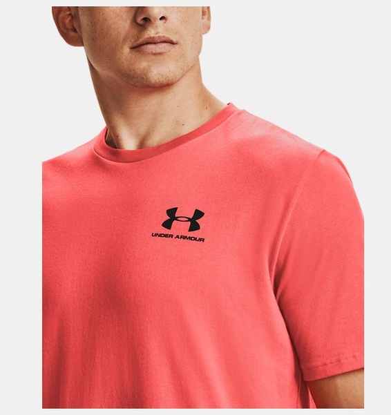 Kırmızı Erkek UA Sportstyle LC Kısa Kollu T-shirt