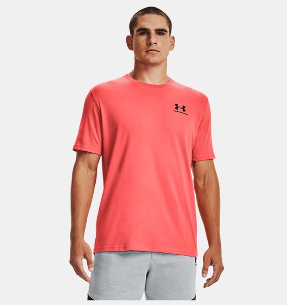 Kırmızı Erkek UA Sportstyle LC Kısa Kollu T-shirt