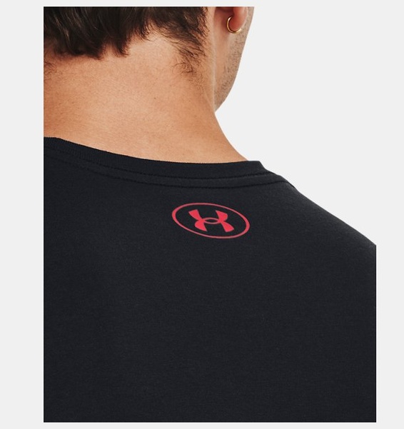 Siyah Erkek UA GL Foundation Kısa Kollu T-shirt