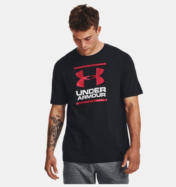 Siyah Erkek UA GL Foundation Kısa Kollu T-shirt