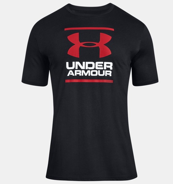 Siyah Erkek UA GL Foundation Kısa Kollu T-shirt