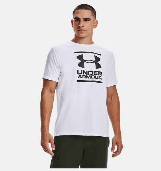 Beyaz Erkek UA GL Foundation Kısa Kollu T-shirt