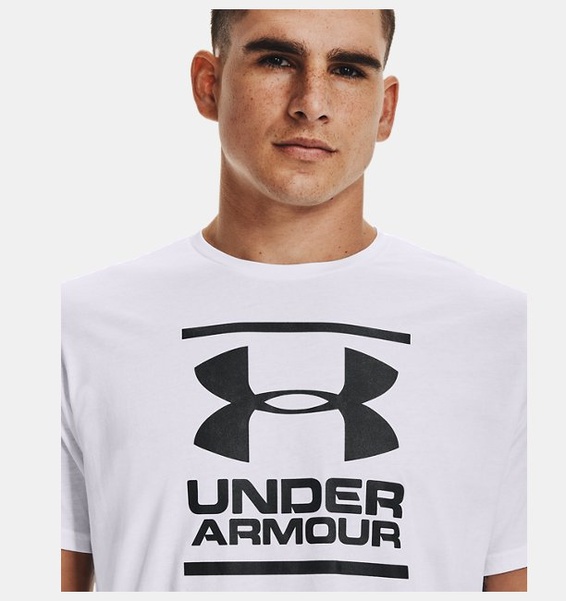 Beyaz Erkek UA GL Foundation Kısa Kollu T-shirt