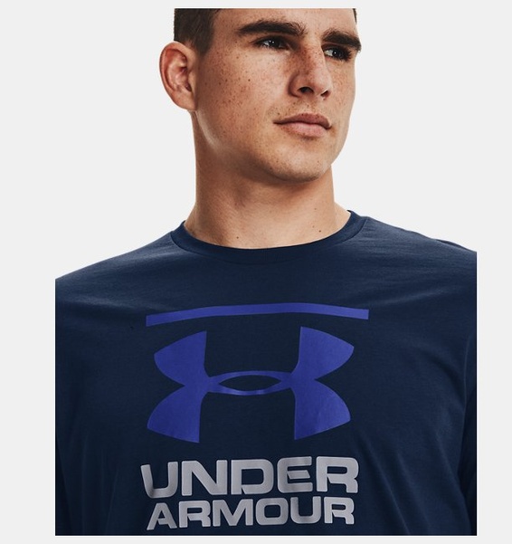 Lacivert Erkek UA GL Foundation Kısa Kollu T-shirt