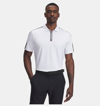Erkek UA Drive Fermuarlı Polo T-shirt