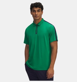 Erkek UA Drive Fermuarlı Polo T-shirt
