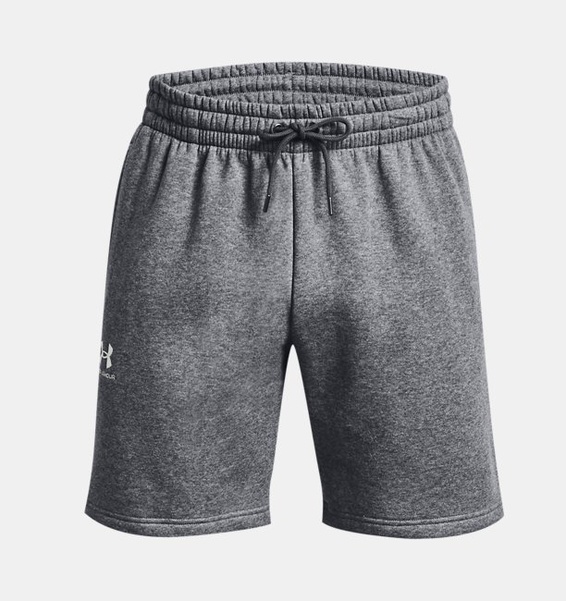 Gri Erkek UA Essential Fleece Şort