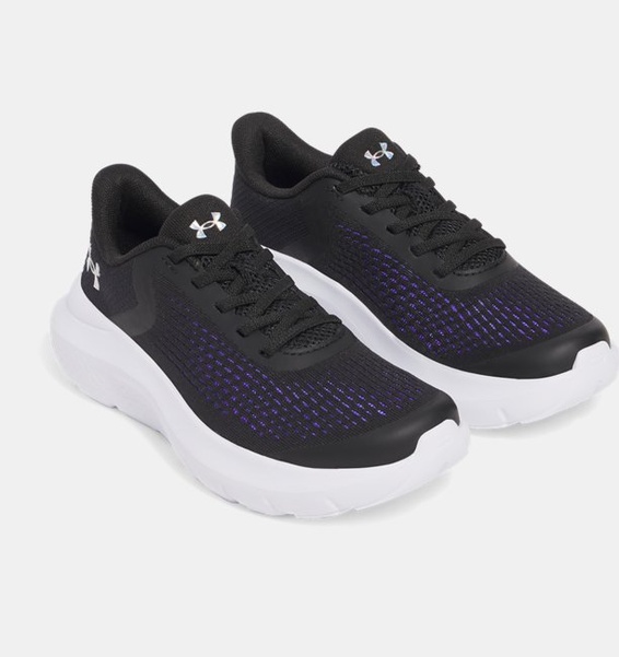 Siyah Kız Çocuk UA  Rogue 5 Alternative Lacing Koşu Ayakkabısı