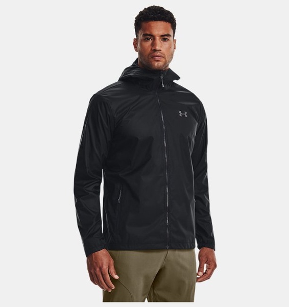Siyah Erkek UA Forefront Rain Mont