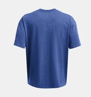Erkek UA Heavyweight Oversized Logo Wash Kısa Kollu T-shirt