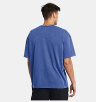 Erkek UA Heavyweight Oversized Logo Wash Kısa Kollu T-shirt