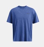 Erkek UA Heavyweight Oversized Logo Wash Kısa Kollu T-shirt