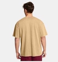Erkek UA Heavyweight Oversized Logo Wash Kısa Kollu T-shirt
