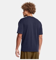 Erkek UA Heavyweight Oversized Logo Wash Kısa Kollu T-shirt