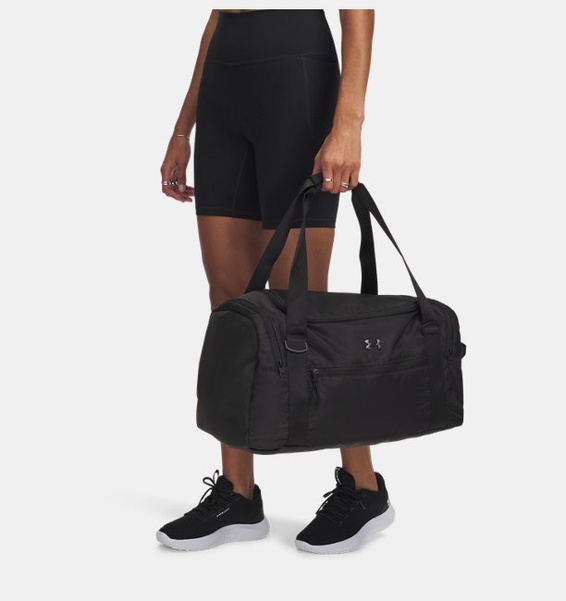 Siyah Kadın UA Studio Duffle Backpack Spor Çanta