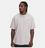 Erkek UA Heavyweight Oversized Logo Wash Kısa Kollu T-shirt