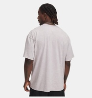 Erkek UA Heavyweight Oversized Logo Wash Kısa Kollu T-shirt