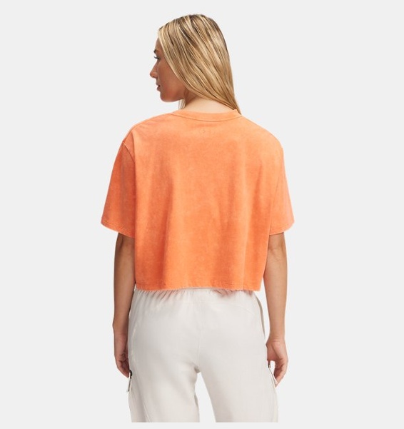 Kırmızı Kadın UA Rival Wash T-shirt