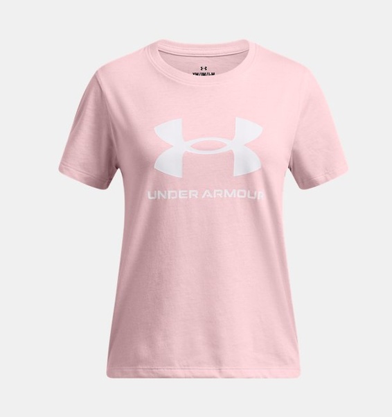 Pembe Kız Çocuk UA Big Logo T-shirt
