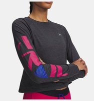 Kadın UA Trail Run Graphic Uzun Kollu T-shirt