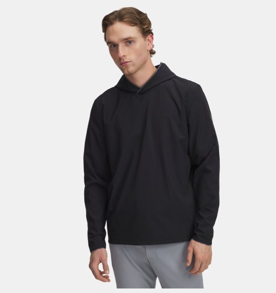 Siyah Erkek UA Drive Lightweight Kapüşonlu Sweatshirt