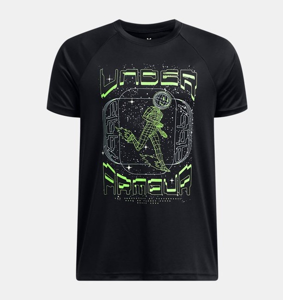 Siyah Erkek Çocuk UA Tech Game Day T-shirt