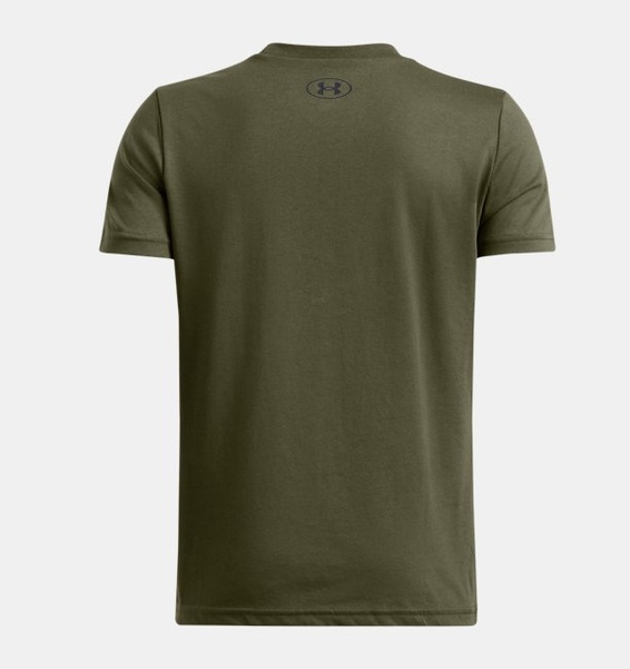 Yeşil Erkek Çocuk UA Logo Wordmark T-shirt