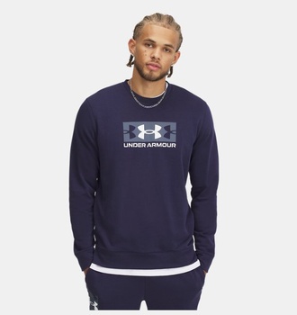 Erkek UA Rival Terry Logo Crew Sweatshirt